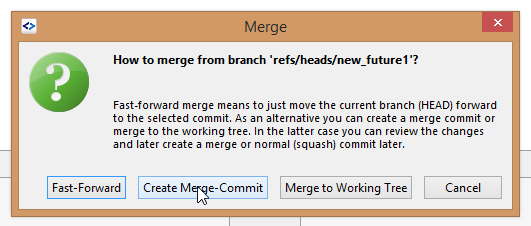 Создание Merge-Commit в SmartGit