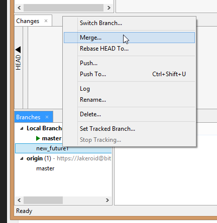 Сливаем ветки в SmartGit