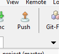Кнопка Push SmartGIt
